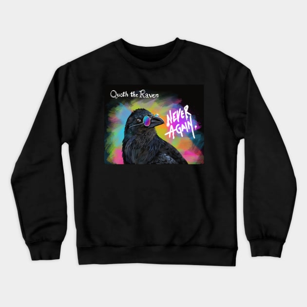 Quoth the Raven Crewneck Sweatshirt by BarefootSeeker